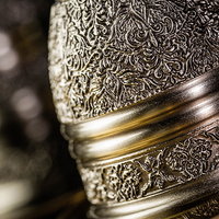 Artisan Engraved Cups and Balls in Display Box by TCC - Trick