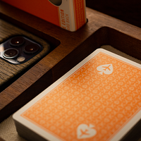 Lounge Edition in Hangar (Orange)  by Jetsetter Playing Cards