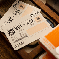 Lounge Edition in Hangar (Orange)  by Jetsetter Playing Cards