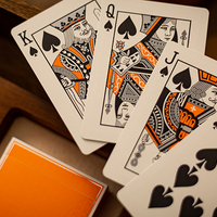 Lounge Edition in Hangar (Orange)  by Jetsetter Playing Cards