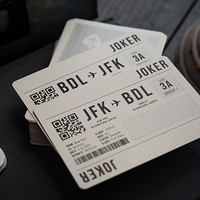 Lounge Edition in Jetway (Silver) by Jetsetter Playing Cards