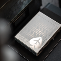 Lounge Edition in Jetway (Silver) by Jetsetter Playing Cards