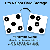 1 TO 6 SPOT CARD by Martin Lewis - Trick