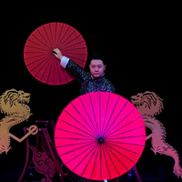 Dragon Parasol Set RED by LY & MS Magic - Trick