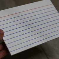 Acro Index Dry Erase Large 5"x8"(Gimmicks and Online Instructions) by Blake Vogt - Trick