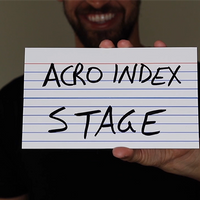 Acro Index Dry Erase Large 5"x8"(Gimmicks and Online Instructions) by Blake Vogt - Trick