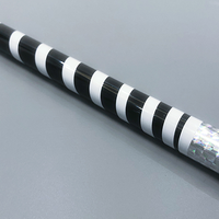 The Ultra Cane (Appearing / Metal) Black / White Stripe by Bond Lee - Trick
