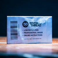 Invisible Thread Stripped (50 Feet) by Murphys Magic Supplies - Trick