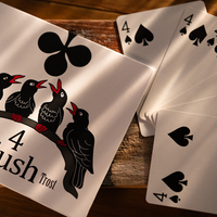4 FLUSH Red Back by Nick Trost and Murphy's Magic - Trick