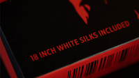 Slydini's Knotted Silks (White / 18 Inch)  by Slydini & Murphy's Magic - Trick
