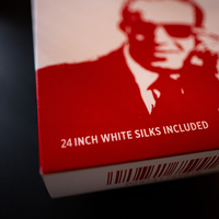 Slydini's Knotted Silks (White / 24 Inch)  by Slydini & Murphy's Magic - Trick