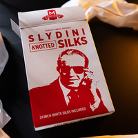 Slydini's Knotted Silks (White / 24 Inch)  by Slydini & Murphy's Magic - Trick