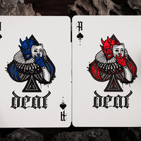 Deal with the Devil (Cobalt Blue) UV Playing Cards by Darkside Playing Card Co