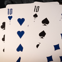 Deal with the Devil (Cobalt Blue) UV Playing Cards by Darkside Playing Card Co