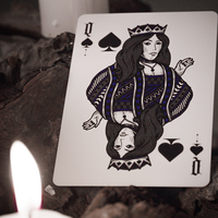 Deal with the Devil (Cobalt Blue) UV Playing Cards by Darkside Playing Card Co