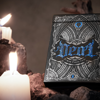 Deal with the Devil (Cobalt Blue) UV Playing Cards by Darkside Playing Card Co