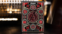 Avengers: Red Edition Playing Cards by theory11
