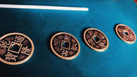 Silver Chinese Coins Set by Lion Miracle - Trick
