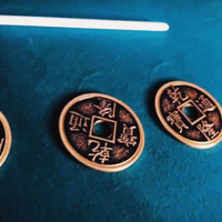 Silver Chinese Coins Set by Lion Miracle - Trick