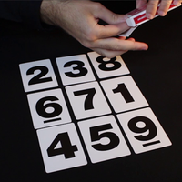 Bicycle Special NUMBERS Red Playing Cards (plus 11 Online Effects)