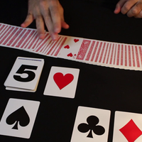 Bicycle Special NUMBERS Red Playing Cards (plus 11 Online Effects)