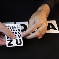 Bicycle Special LETTERS Red Playing Cards (plus 10 Online Effects)