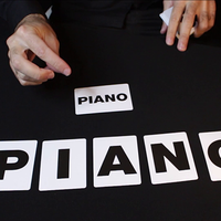 Bicycle Special LETTERS Blue Playing Cards (plus 10 Online Effects)