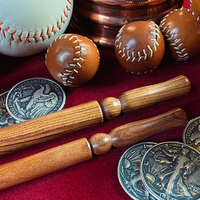 Wooden wand PRO (Bold Brown) by Harry He & Bacon Magic - Trick