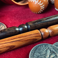 Wooden wand PRO (Bold Brown) by Harry He & Bacon Magic - Trick
