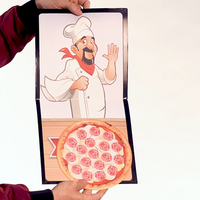 PIZZA MAGIC (Gimmicks and Online Instructions) by Gustavo Raley - Trick