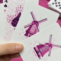 Pink Tulip Playing Cards Dutch Card House Company