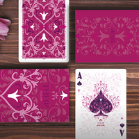 Pink Tulip Playing Cards Dutch Card House Company