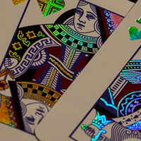 London Diffractor Double Metal Playing Card Set