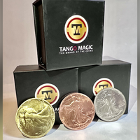 Follow the Silver Walking Liberty (Gimmicks and Online Instructions) by Tango - Trick