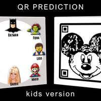 QR PREDICTION MICKEY (Gimmicks and Online Instructions) by Gustavo Raley - Trick