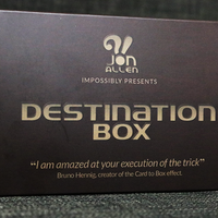 DESTINATION BOX (Gimmicks & Online Instructions) by Jon Allen - Trick