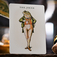 Notorious Gambling Frog (Green) Playing Cards by Stockholm17