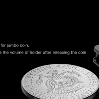 Hanson Chien Presents JCD (Jumbo Coin Dropper) by Ochiu Studio (Black Holder Series) - Trick