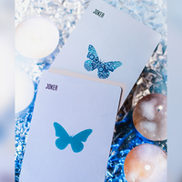Butterfly Seasons Marked Playing Cards (Winter) by Ondrej Psenicka