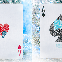 Butterfly Seasons Marked Playing Cards (Winter) by Ondrej Psenicka