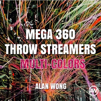 MEGA 360 Throw Streamers MULTI COLOR by Alan Wong - Trick