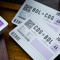 Limited Edition Lounge  in Passenger Purple by Jetsetter Playing Cards