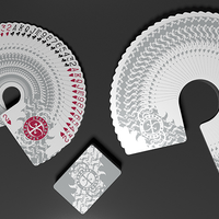 Pro XCM Ghost Playing Cards by by De'vo vom Schattenreich and Handlordz