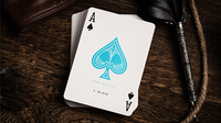 Jerry's Nugget (Icey Blue) Marked Monotone Playing Cards

