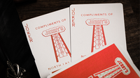 Jerry's Nugget (Atomic Red) Marked Monotone Playing Cards
