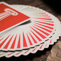Jerry's Nugget (Atomic Red) Marked Monotone Playing Cards