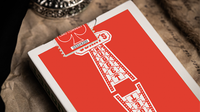 Jerry's Nugget (Atomic Red) Marked Monotone Playing Cards

