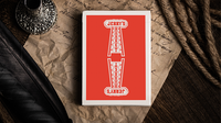 Jerry's Nugget (Atomic Red) Marked Monotone Playing Cards
