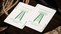 Jerry's Nugget (Felt Green) Marked Monotone Playing Cards

