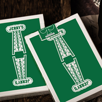 Jerry's Nugget (Felt Green) Marked Monotone Playing Cards